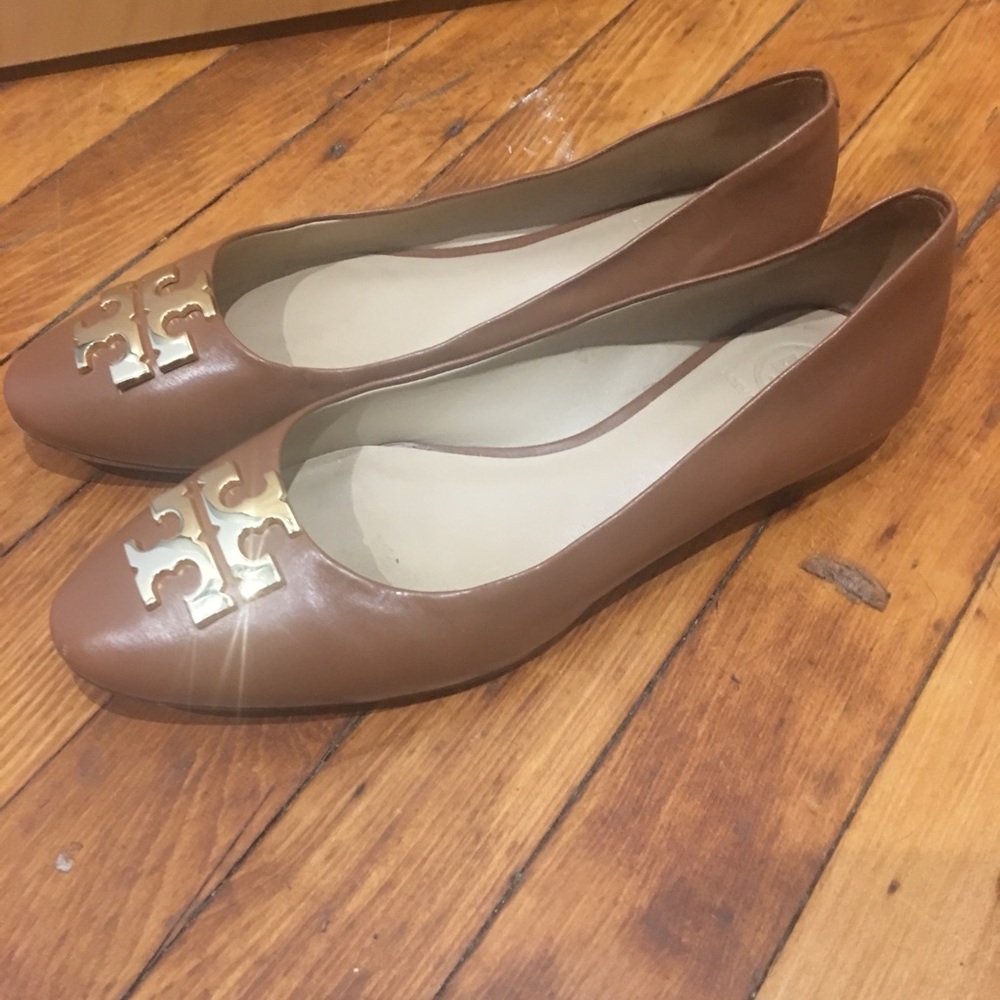 Tory Burch camel flats